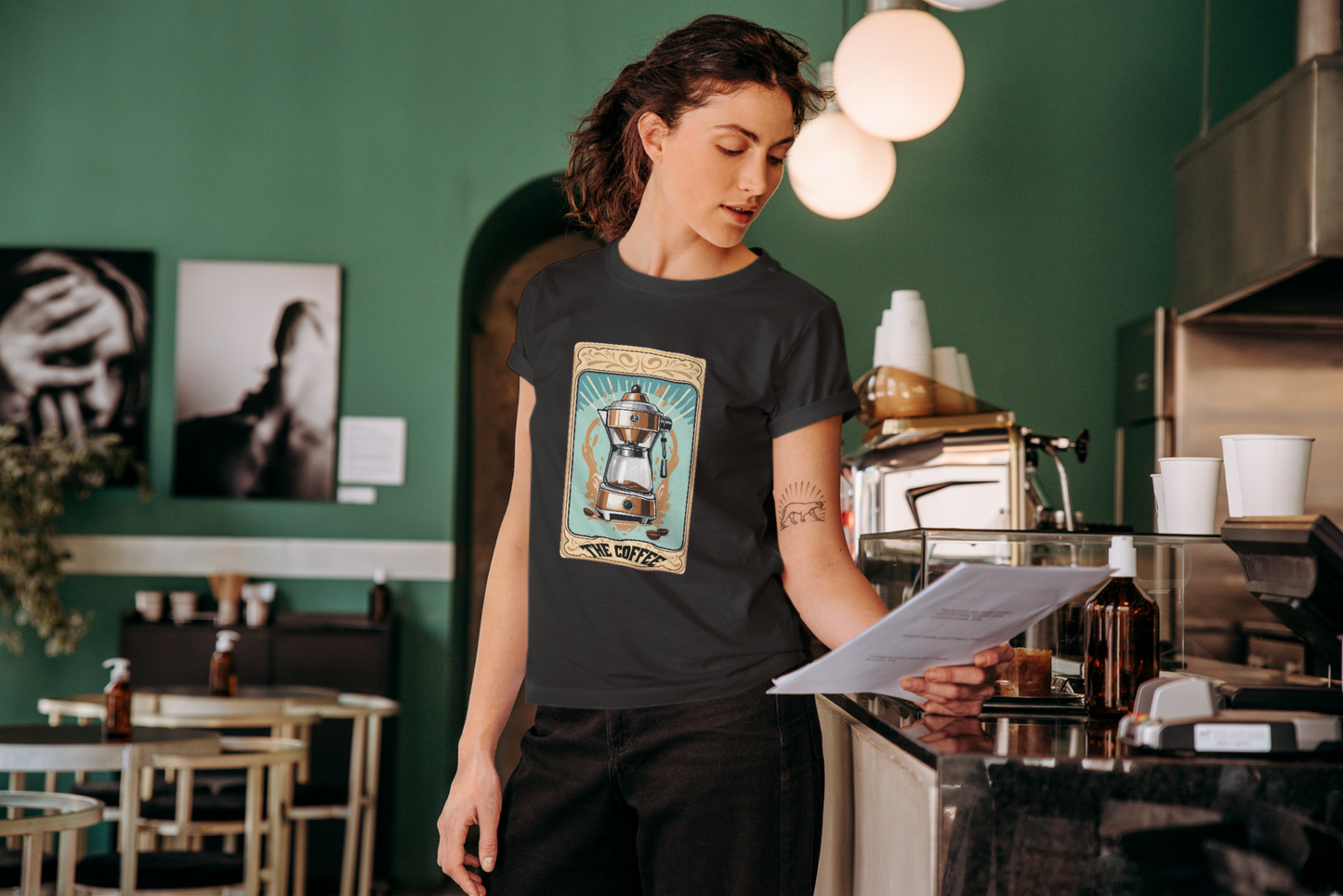 Tricou Coffee tarot