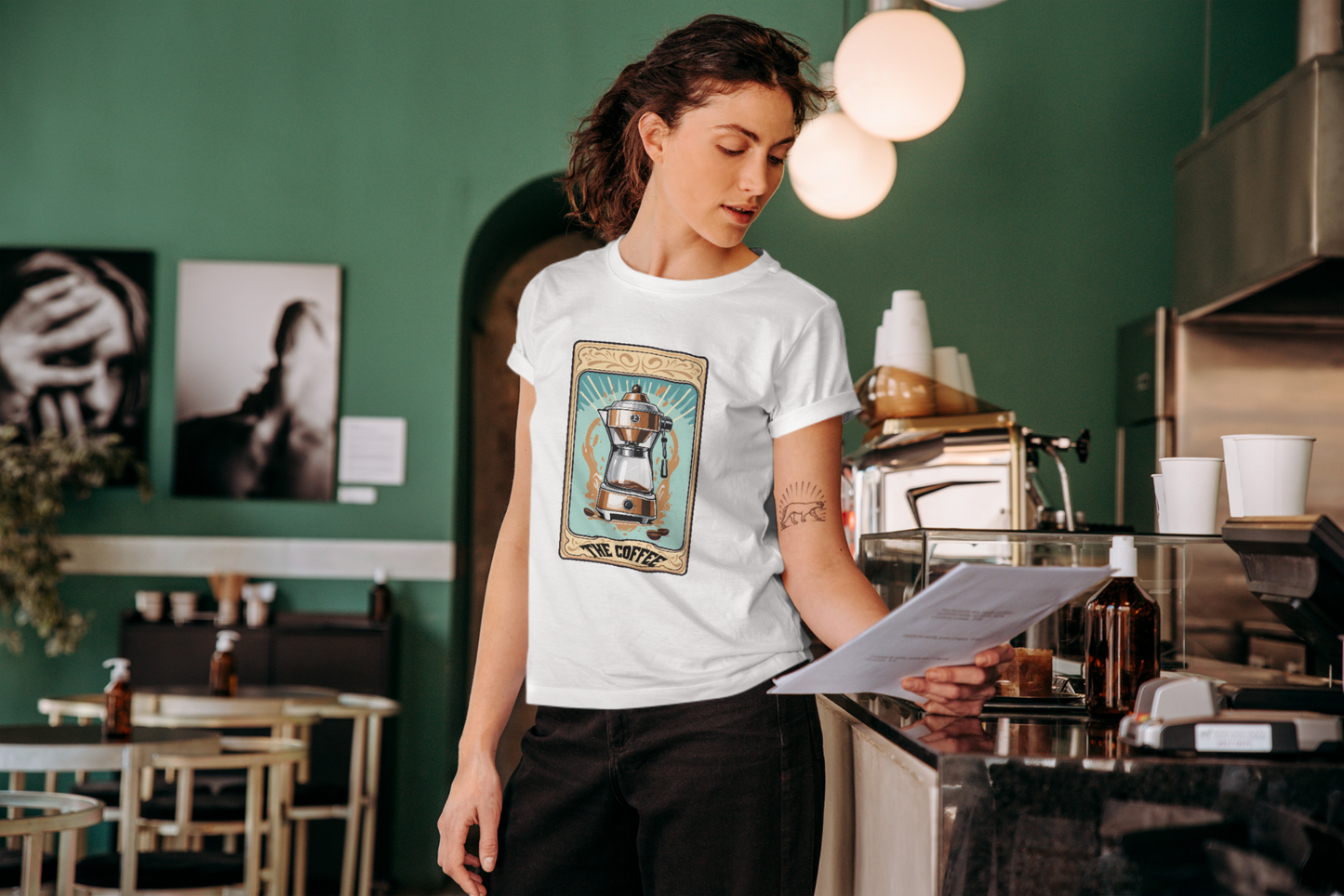 Tricou Coffee tarot