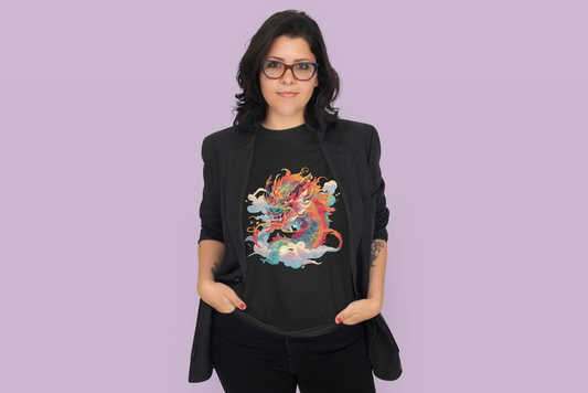 Tricou Colorful Dragon