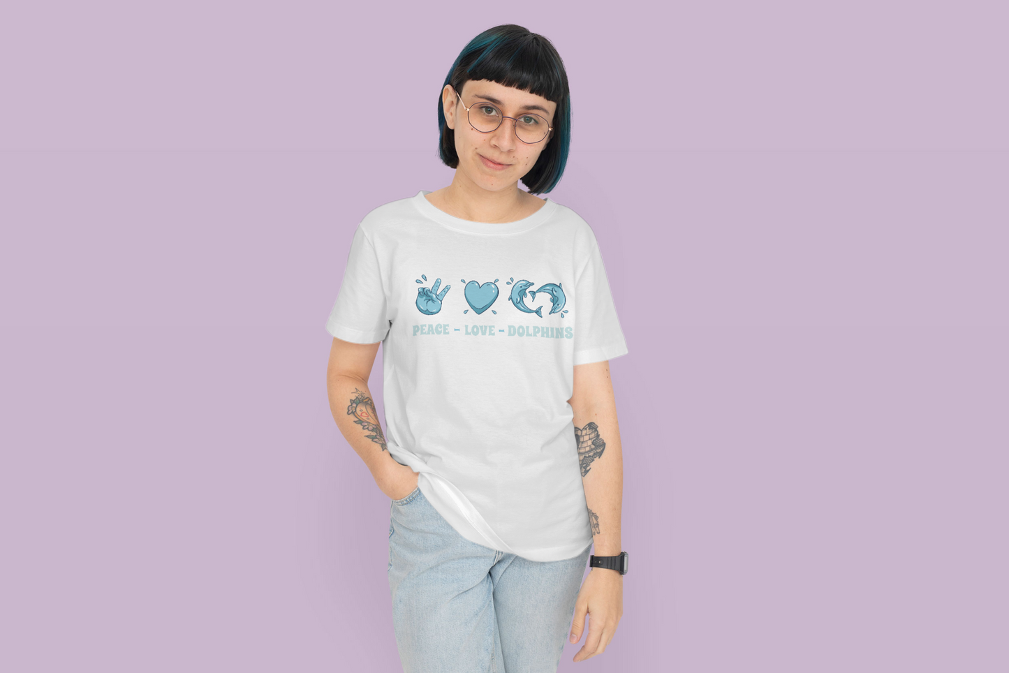 Tricou Love Dolphins